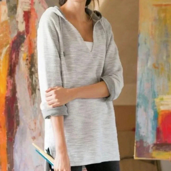 Soft Surroundings Tops - Soft Surroundings My Weekend Pullover Hoodie